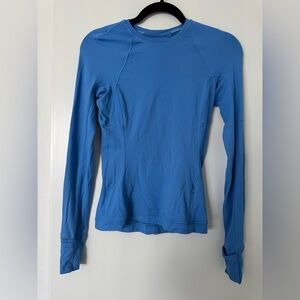 Women's Lululemon Blue Long Sleeve Top